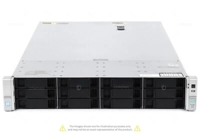 HP Proliant DL380 G9 12LFF 2SFF 2x Xeon E5-2650 V4 384 GB RAM - Image 1 of 4