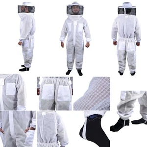 Beekeeping Bee Suit 3 Layer Mesh Ultra Cool Ventilated Round Head - Picture 1 of 4