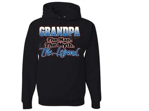 The Man The Myth The Legend GRANDPA Hoodie SIZE SM To 3XL - Picture 1 of 7
