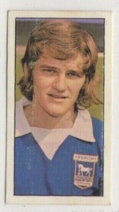 Soccer Trade Card 1974. Ipswich, Trevor Whymark