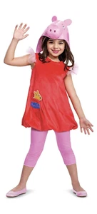 Disguise Licensed Peppa Pig Classic Toddler Girls Dress Costume Cartoon - Picture 1 of 4
