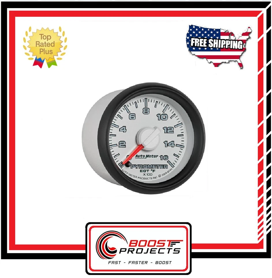 Medidor automático de fábrica pirómetro/calibre EGT compatible con 03-09 Ram 2500 Ram 3500 Foto 1 de 3