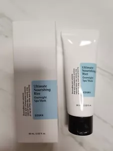 2EA COSRX ULTIMATE NOURISHING RICE OVERNIGHT SPA MASK 60ml / 2.02 fl.oz x 2 - Picture 1 of 3