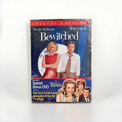 Bewitched 2005 Movie DVD & Special Edition TV Show Bonus DVD, VTG - Image 1 of 4