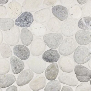 Misty Pebble Natural Stone Mosaic Wall & Floor Tile - Picture 1 of 10