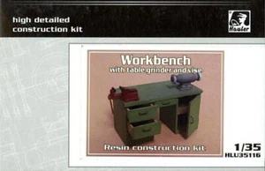 Hauler Models 1/35 WORK BENCH WITH TABLE GRINDER & VISE Resin Set - Picture 1 of 6