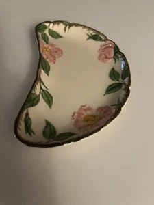 Vintage Franciscan Pottery Desert Rose Crescent Salad Plate USA - Picture 1 of 4
