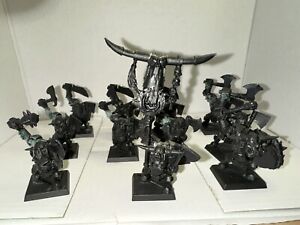 Warhammer Fantasy Black Orc Metal OOP 2 weapons 11x