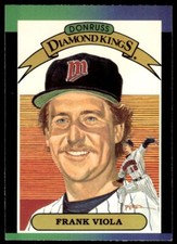1989 Donruss Baseball Card Frank Viola Minnesota Twins #23