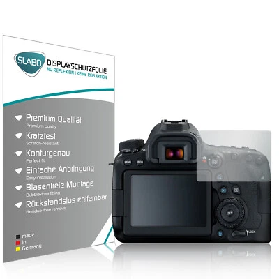 Slabo Displayschutzfolie für Canon EOS 6D (2er Set) MATT "No Reflexion"