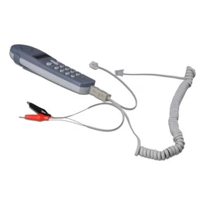 Grey Telephone Phone Butt Test Tester Cable Set Tool Lineman Cable Line Fault - Picture 1 of 8