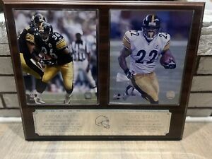 Pittsburgh Steelers 2 Back Attack Jerome Bettis Duce Staley Wall Plaque 16x20