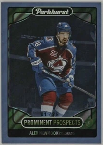 2021-22 Parkhurst Prominent Prospects ๐BLUE ๐Alex Newhook RC PP25 ๐ฅ๐ฅ๐ฅ - Picture 1 of 2