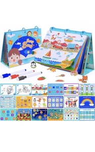 Busy Book for Kids Montessori Toys for Toddlers Autism Sensory Educational Toys - Picture 1 of 6