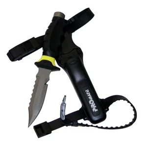 Sharp Tip Titanium Blade Scuba Diving Snorkeling Knife Full Tang (5" Blade) - Picture 1 of 9