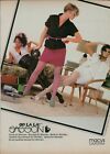 Collants publicitaires imprimés Macy's Magazine talons hauts jambes longues vintage vintage 1983 
