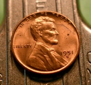 Gem! 1951-S Lincoln Wheat Cent 1c. (#7231) - Picture 1 of 2
