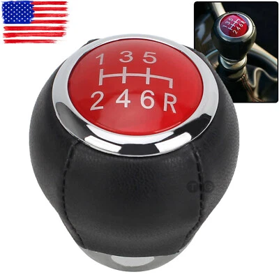 Pomo de cambio de marchas de 6 velocidades para Subaru Impreza WRX STI Outback Forester 2009-2018 Foto 1 de 4