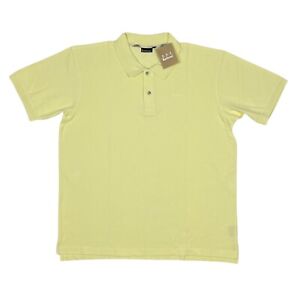 Barbour Sports Pique Polo Shirt Men's Size XXL 2XL Lemon Yellow Collared NWT