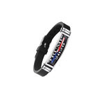 2020 Silicone American Flag Bracelet - Inspirational Wristband