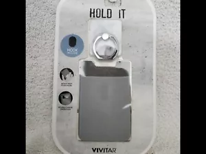 Vivitar phone ring (Marble White Color), hook and wallet - NEW - Picture 1 of 2