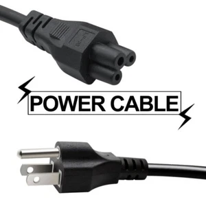 6ft 3 Prong AC Power Cord Cable for HP Dell ASUS Sony Laptop Replacement - Picture 1 of 4