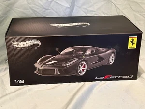 Hot Wheels Elite Ferrari LaFerrari 2013 Black BCT80 1/18 - Picture 1 of 1