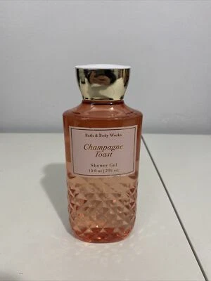 Bath and Body Works CHAMPAGNE TOAST Aloe Vitamin E Shower Gel 10 fl oz Brand New - Image 1 of 3