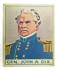 1930's R129 AMERICAN HISTORY #340 GEN. JOHN A. DIX trading card