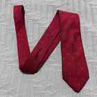 Vintage Christian Dior red silk tie