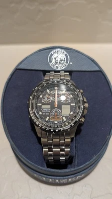 NEW Citizen Eco-Drive SkyHawk Black Men's Wristwatch - JY0010-50E NEW - Image 1 of 4