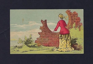 c1890's Victorian Trade Card, Great Atlantic & Pacific Tea, Newark NJ. - Bild 1 von 2
