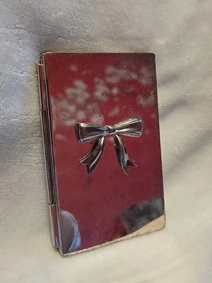 Vera Wang Triple 3 Fold Photo Frame Silv Baby Bow Collection Westwood Used 3x5in - Image 1 of 4