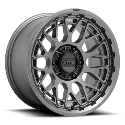 Rueda antracita 20" KMC KM722 Technic 20x9 6x135 18 mm para llanta Ford Lincoln Foto 1 de 4