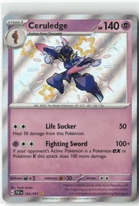 Ceruledge, Pokémon SV: Paldean Fates Shiny Rare, 162/091 NM - Bild 1 von 2