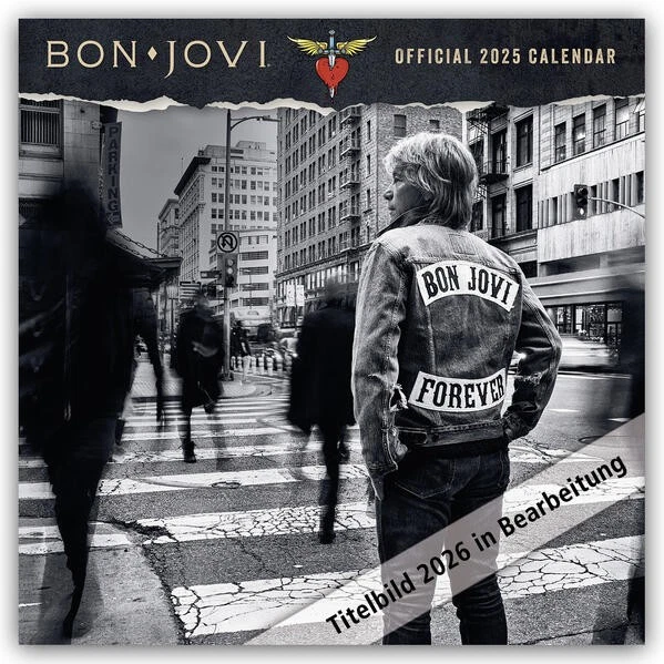 MARKENLOS Bon Jovi - Offizieller Kalender 2026