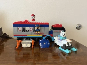 MEGA BLOKS PAW Patrol PAW Patroller Building Set (HJN73) 99% Complete - Picture 1 of 9