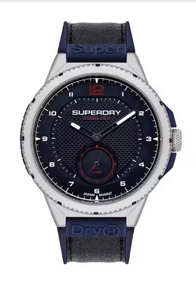 Мужские темно-синий и черный стрелок спортивные часы - 6713251 - Superdry - совершенно новый - Изображение 1 из 4