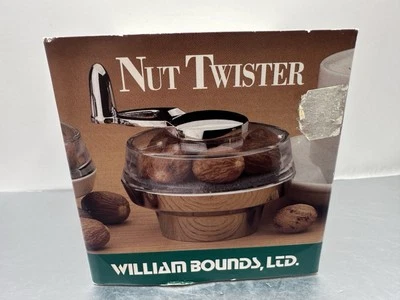 Vintage William Bounds Nut Twister Chrome Gourmet Nutmeg Mill  USA - Image 1 of 4