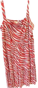 Michael Kors Dress 2XL Soft Zebra Midi Geranium Plus Size - Picture 1 of 20