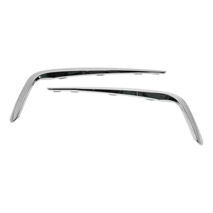 Bumper Trim Molding Set For 2017-2020 Acura MDX Front Left and Right Side Chrome - Picture 1 of 18