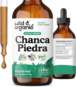 Wild & Organic Chanca Piedra Stone Breaker Drops - Herbal Chanca Piedra Extract  - Picture 1 of 9