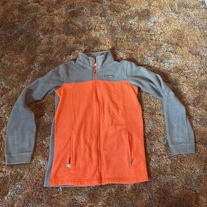 Jugend Columbia Full Zip Jacke orange + grau Größe XL - Bild 1 von 5