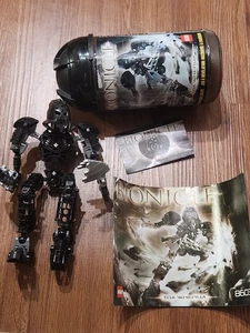 Lego Bionicle Toa Metru Whenua 8603 mit Kanister Kanoka Karte & Anleitung - Bild 1 von 20