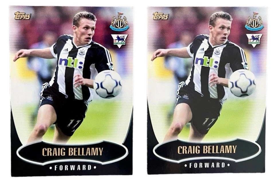 Craig Bellamy Trading Card x2 - Image 1 of 2
