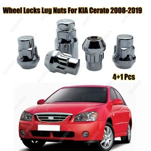 For KIA Cerato 2008-2019 M12 x 1.5 Anti-Theft Wheel Locks Lug Nuts Cone Seat - Picture 1 of 9