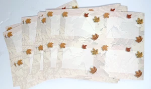 Fall Leaves Thankful Laser Paper 4 up laser post cards 4.25 x 5.5" ~ 28 sheets - Picture 1 of 4