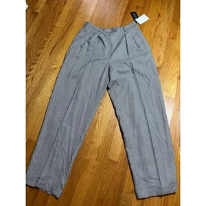 Vintage Lauren Ralph Lauren Herrenmode Look Plissee Bündchen Hose 14 Neu mit Etikett gefüttert - Bild 1 von 6