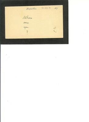 US Postal Card UX12 UNUSED  F-VF 140 x 79 mm  1894 issue "Jefferson" Pre Printed - Image 1 of 2