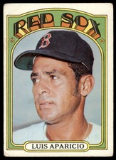 1972 Topps Luis Aparicio  FILLER Boston Red Sox #313